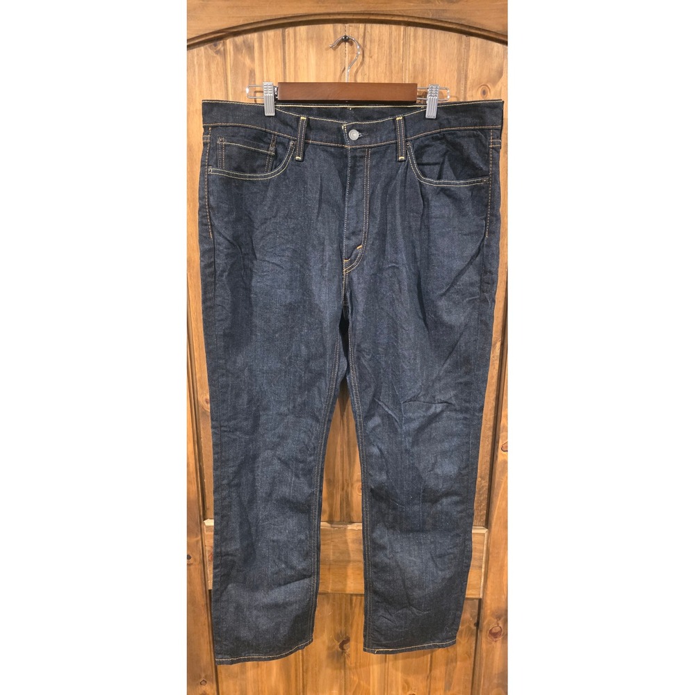 Levi's 541 Athletic Taper Jeans Mens 38x32 Dark Indigo Excellent Denim G